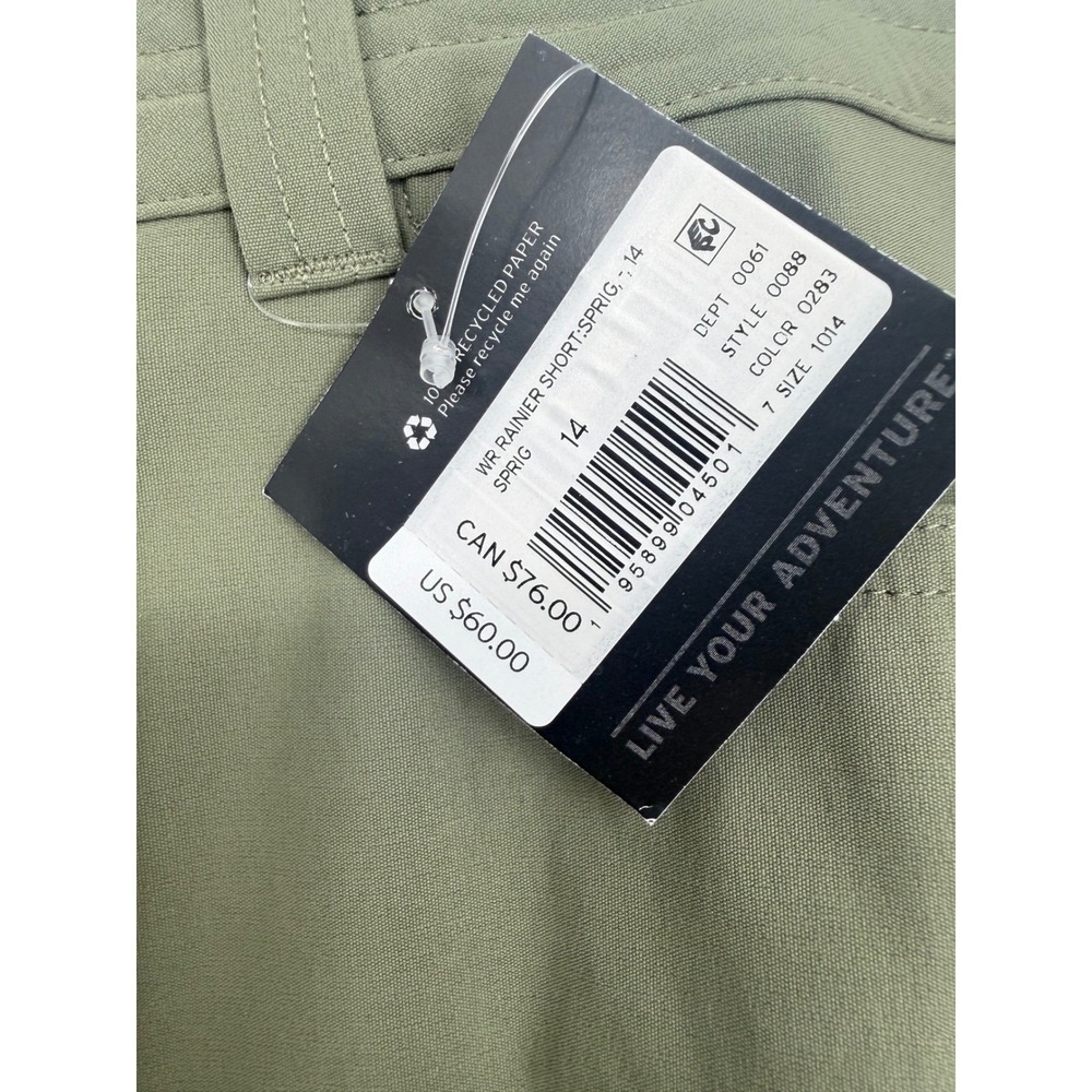 Eddie Bauer Womens Rainer Shorts 14 Gorpcore Outdoor Hiking Trails Camping - Picture 3 of 12